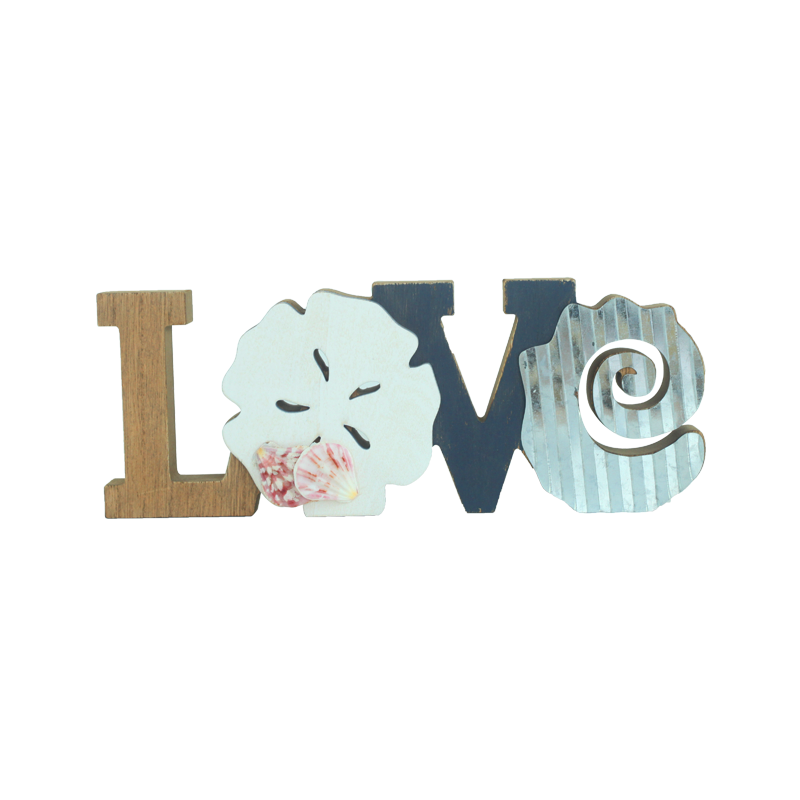 Wooden letter Beach stand Home decoration