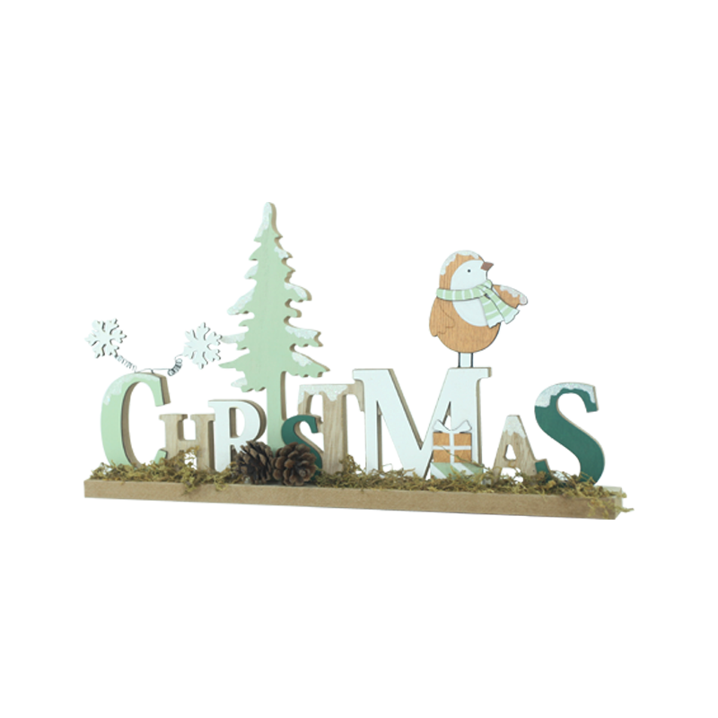 Wooden Christmas Stand Home Decoration