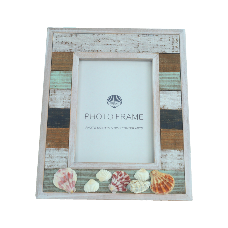 Wooden beach frame Home decoration