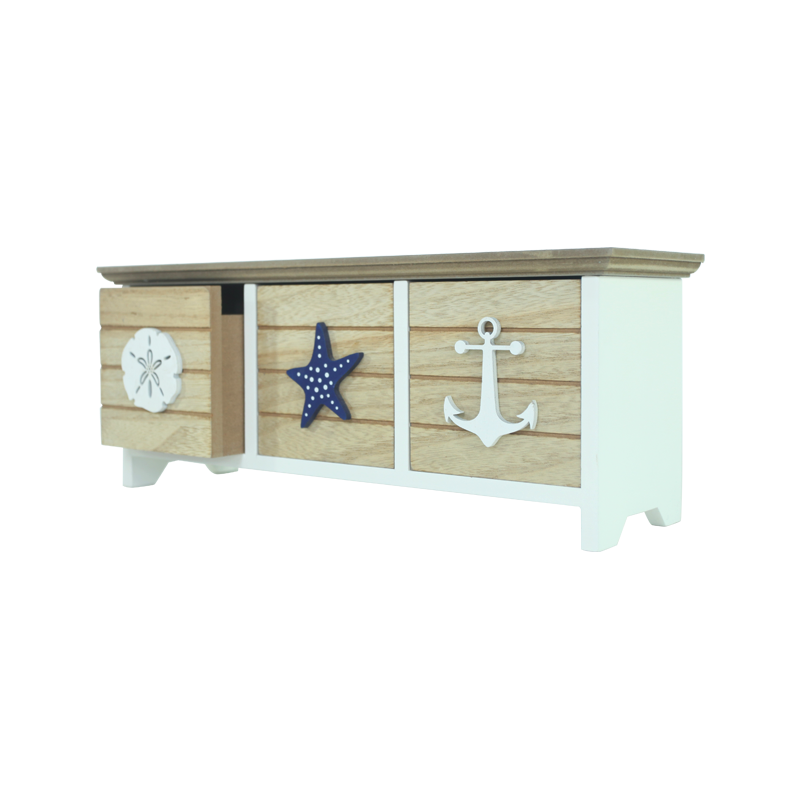 Wooden Beach Drawer Home decoration