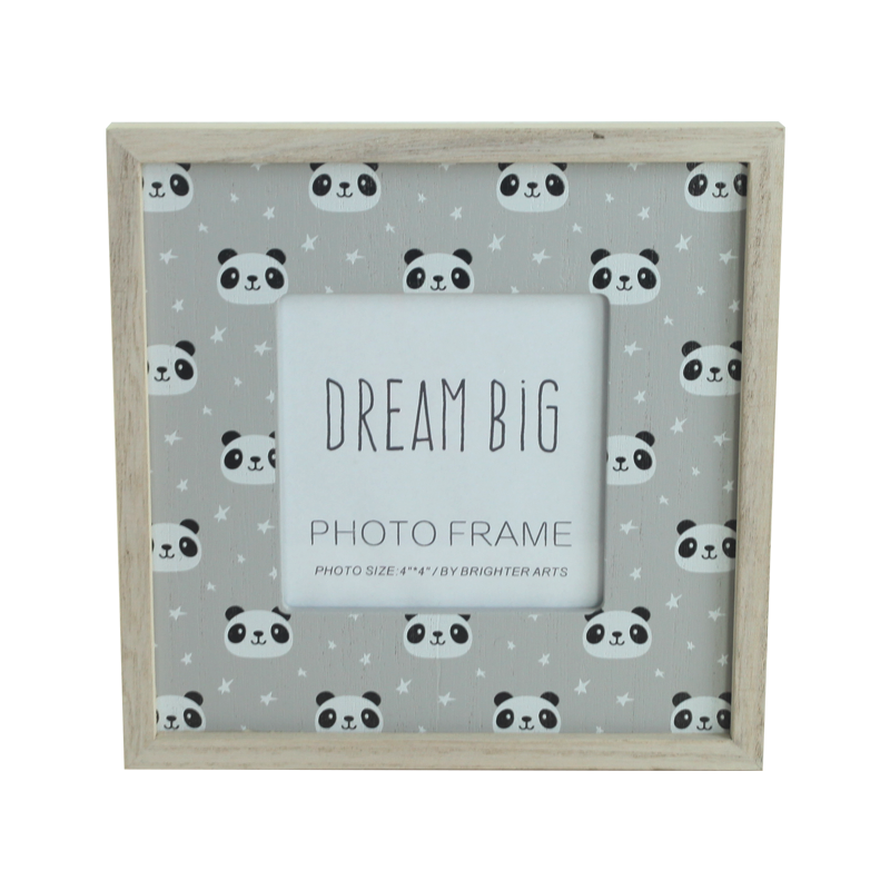 Panda Wooden Frame Home&Kids Decoration