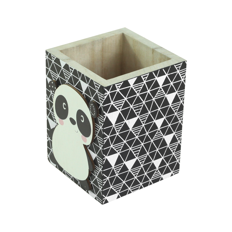 Panda Wood Box Kids Decoration