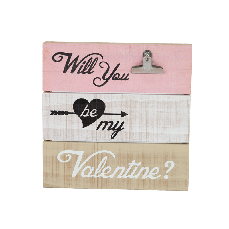 Valentine Wooden Clip Home Decoration