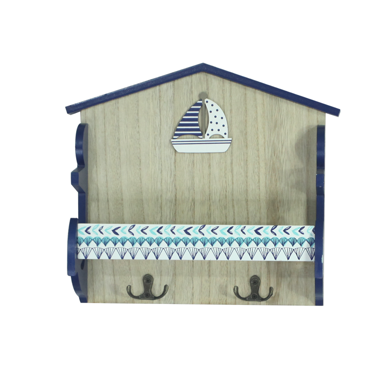 Beach Wooden Stand with Hook Home Decoration