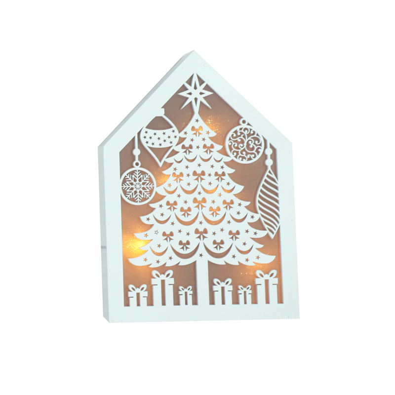 LED Wooden Christmas Stand Home Decoration