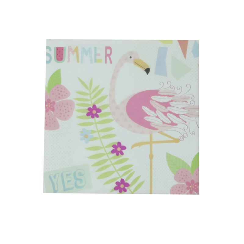 Summer Flamingo Fabric Frame Home Decoration