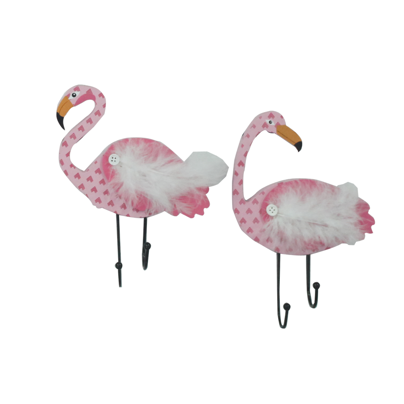 Summer Flamingo Wooden Hanger Home Decoration