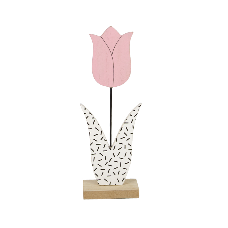 Easter Wooden Flower Stand Home Decoration