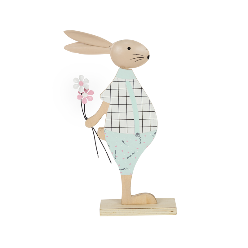 Easter Wooden Stand Home Decoration
