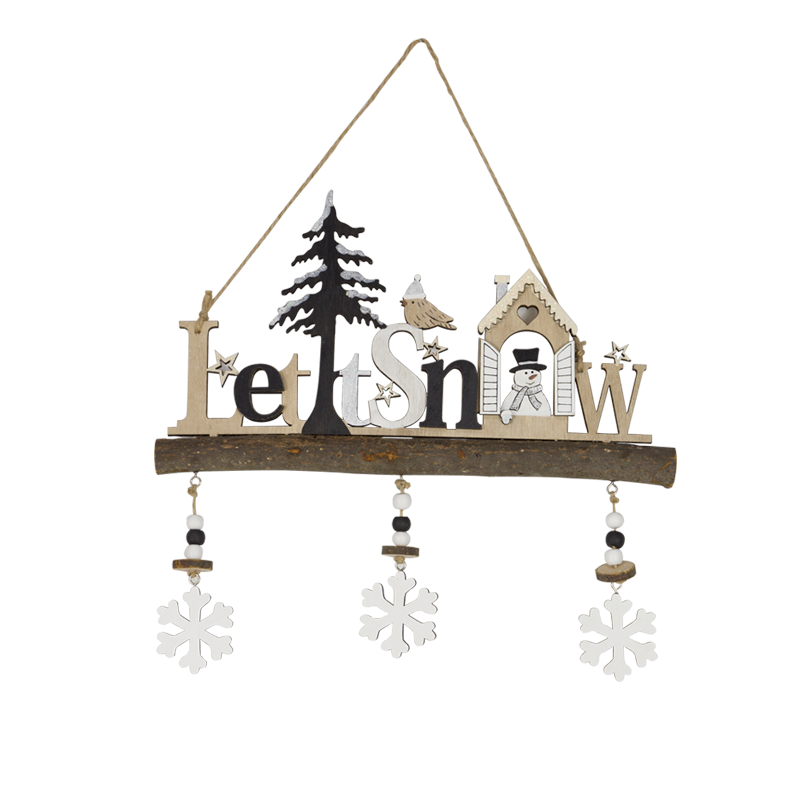 Wooden Christmas Hanger Home Decoration
