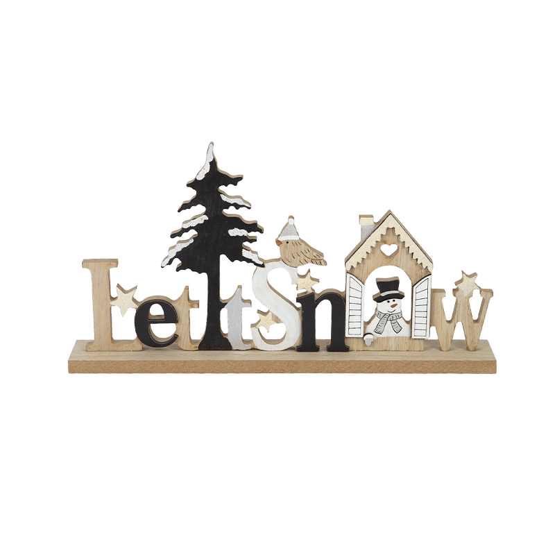 Wooden Christmas Stand Home Decoration