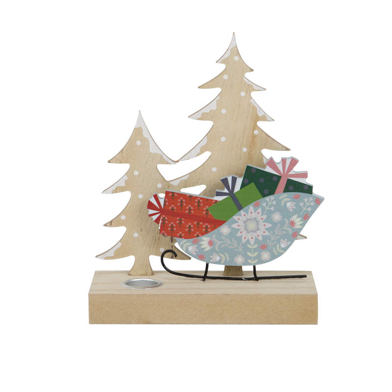 Wooden Christmas Stand Home Decoration