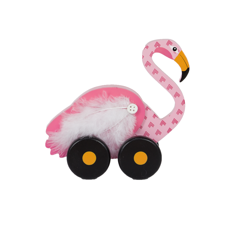 Summer Flamingo Wooden Stand Home Decoration