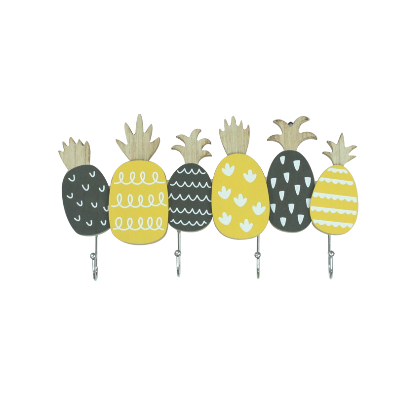 Summer Pineapple Wooden Hanger Home Decoration