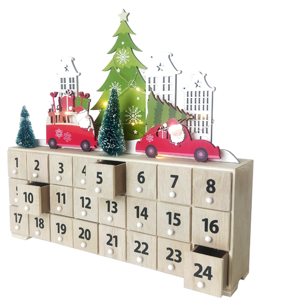 Wooden Christmas Stand Home Decoration