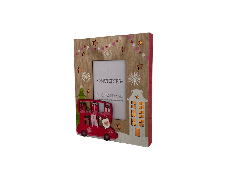 WOODEN CHRISTMAS STAND HOME DECORATION