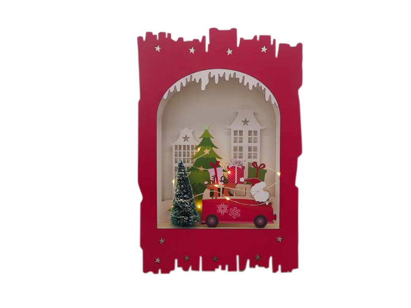 Wooden Christmas Stand Home Decoration