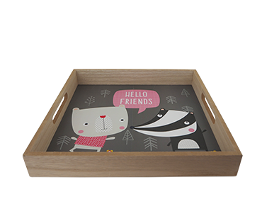 KID WOODEN TRAY