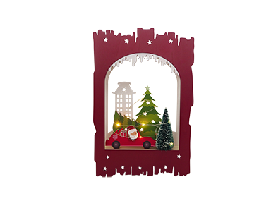 WOODEN CHRISTMAS STAND HOME DECORATION