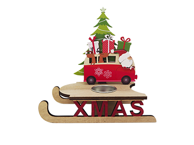 WOODEN CHRISTMAS STAND HOME DECORATION