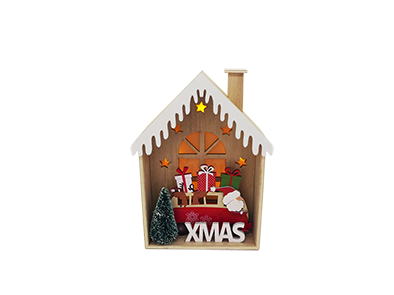 WOODEN CHRISTMAS STAND HOME DECORATION