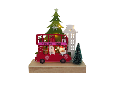 WOODEN CHRISTMAS STAND HOME DECORATION