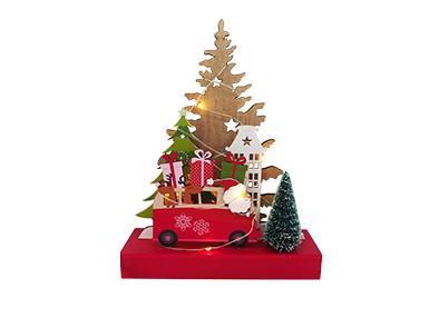 WOODEN CHRISTMAS STAND HOME DECORATION