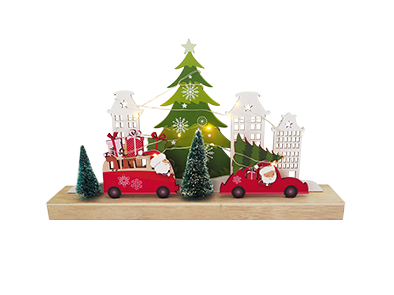 WOODEN CHRISTMAS STAND HOME DECORATION