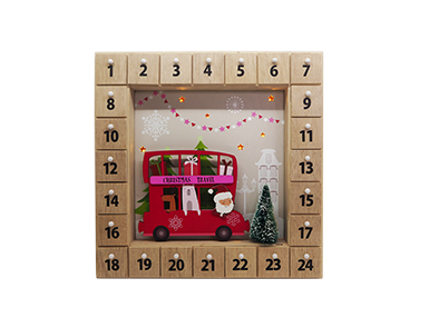 WOODEN CHRISTMAS STAND HOME DECORATION