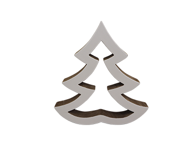 WOODEN DECORATION WARM WHITE CHRISTMAS SERIES