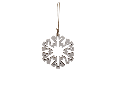 WOODEN DECORATION WARM WHITE CHRISTMAS SERIES