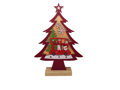 WOODEN CHRISTMAS STAND HOME DECORATION