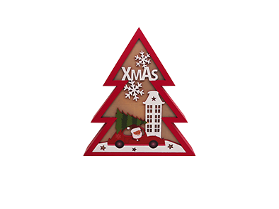 WOODEN CHRISTMAS STAND HOME DECORATION