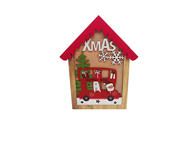 WOODEN CHRISTMAS STAND HOME DECORATION