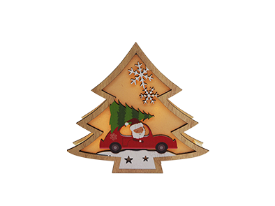 WOODEN CHRISTMAS STAND HOME DECORATION