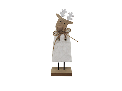 WOODEN DECORATION WARM WHITE CHRISTMAS SERIES