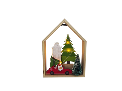 WOODEN CHRISTMAS STAND HOME DECORATION