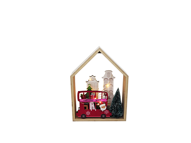 WOODEN CHRISTMAS STAND HOME DECORATION