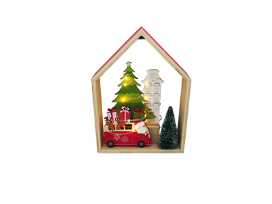 WOODEN CHRISTMAS STAND HOME DECORATION