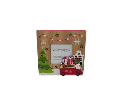 WOODEN CHRISTMAS STAND HOME DECORATION