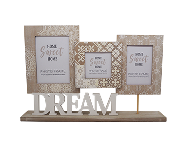 WOODEN FRAME HOME DECORATION