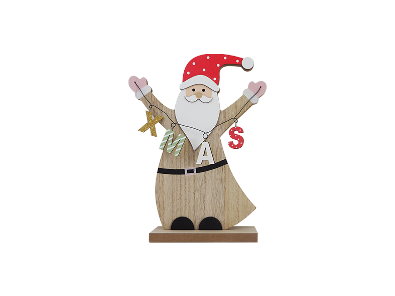 WOODEN CHRISTMAS STAND HOME DECORATION