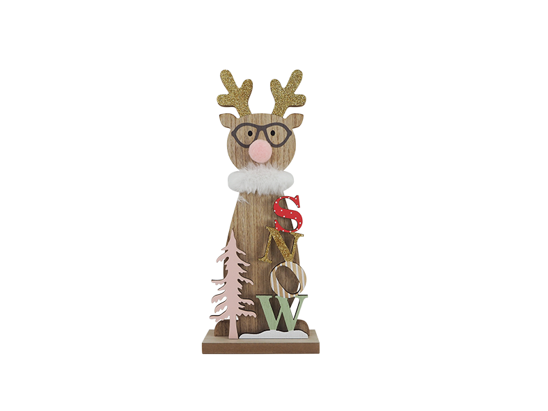 WOODEN CHRISTMAS STAND HOME DECORATION