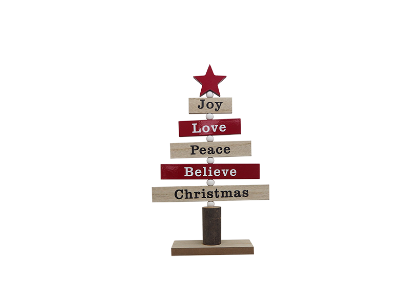 WOODEN CHRISTMAS STAND HOME DECORATION