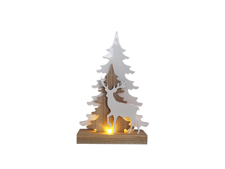 WOODEN CHRISTMAS STAND HOME DECORATION