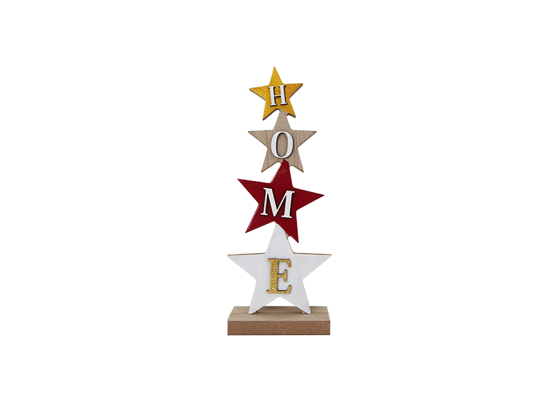 WOODEN CHRISTMAS STAND HOME DECORATION